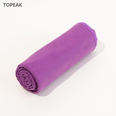 Slittamento di Microfiber di yoga anti dell'asciugamano eccellente assorbente della pelle scamosciata con Mesh Bag 1.6m