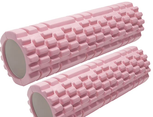 Griglia vuota EVA Yoga Roller 36&quot; 18&quot; 12&quot; rosa del tessuto del collo dei muscoli