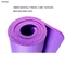 Stuoie a 1 pollici di yoga di forma fisica yoga nera blu Mat Material Foam di 84 x di 36 Nbr 10mm 20mm